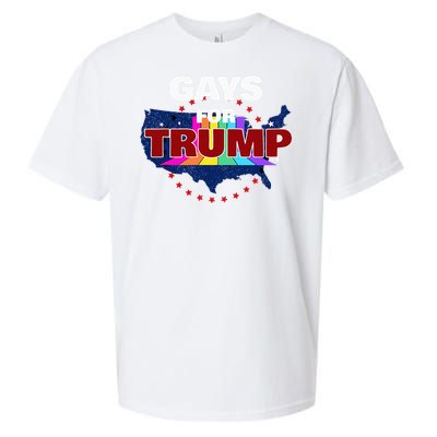 Gays For Trump 2024 Pro Reelect Donald Trump Sueded Cloud Jersey T-Shirt