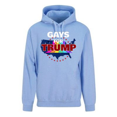 Gays For Trump 2024 Pro Reelect Donald Trump Unisex Surf Hoodie