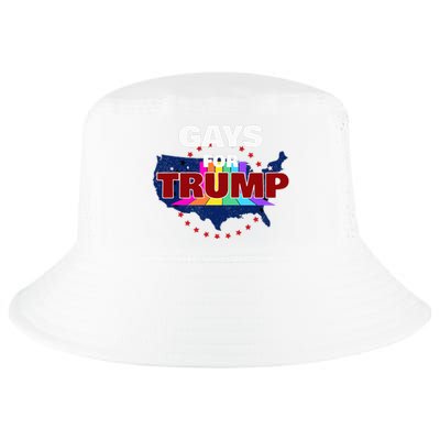 Gays For Trump 2024 Pro Reelect Donald Trump Cool Comfort Performance Bucket Hat