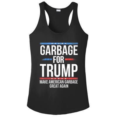 Garbage For Trump Make American Garbage Great Again Ladies PosiCharge Competitor Racerback Tank