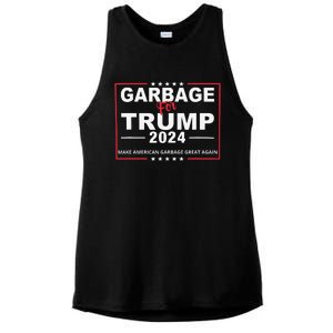 Garbage For Trump Make American Garbage Great Again 2024 Ladies PosiCharge Tri-Blend Wicking Tank