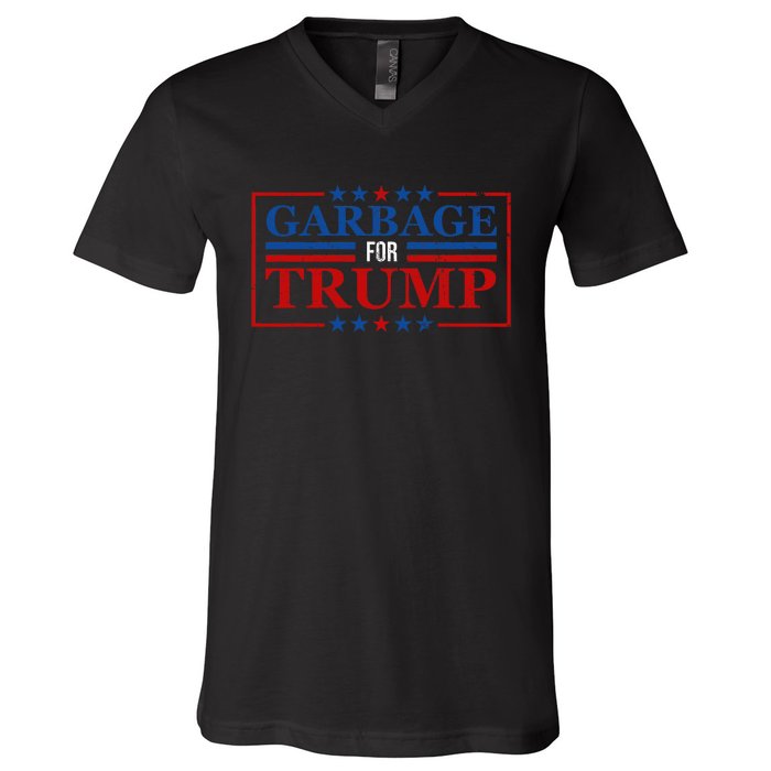 Garbage For Trump Garbage For Trump 2024 Presidential V-Neck T-Shirt