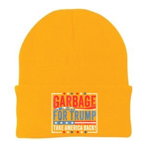 Garbage For Trump Proud To Be Garbage Presidential Election Gift Knit Cap Winter Beanie