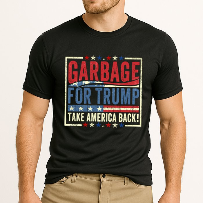 Garbage For Trump Take America Back Cooling Performance Crew T-Shirt