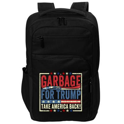 Garbage For Trump Take America Back Impact Tech Backpack