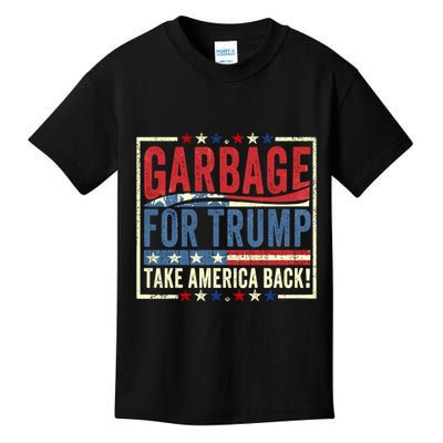 Garbage For Trump Take America Back Kids T-Shirt