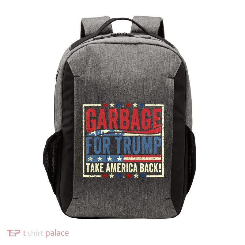 Garbage For Trump Take America Back Vector Backpack