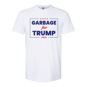 Garbage For Trump 2024 Funny Trump Supporter Gift Softstyle CVC T-Shirt