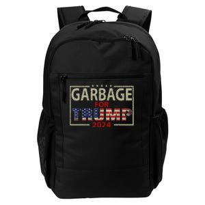 Garbage For Trump 2024 Tees Trump Supporter Design Gift Daily Commute Backpack