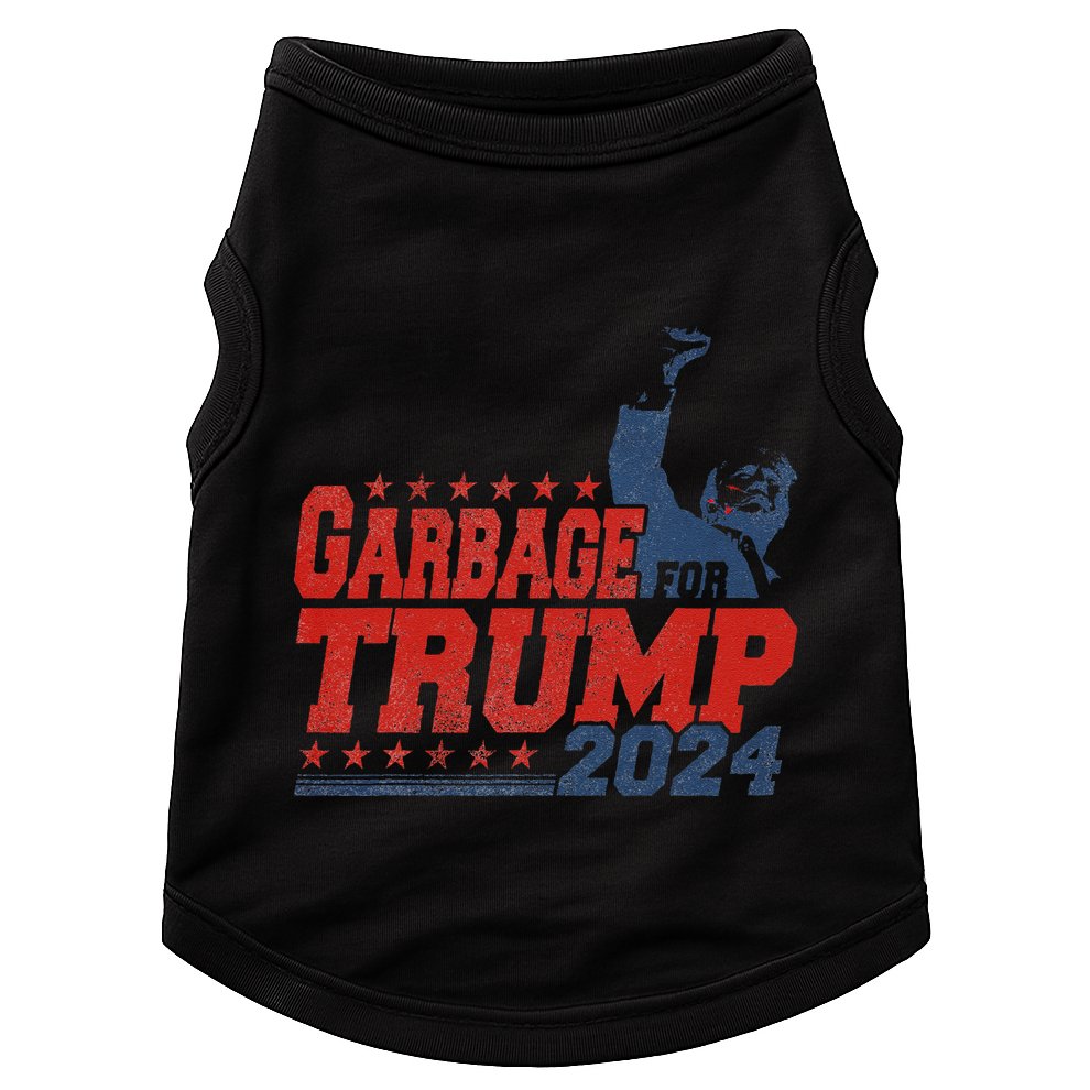 Garbage For Trump 2024 Gift Doggie Tank