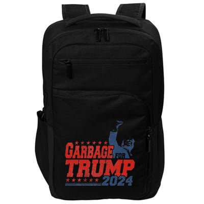 Garbage For Trump 2024 Gift Impact Tech Backpack