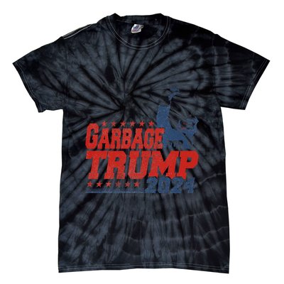 Garbage For Trump 2024 Gift Tie-Dye T-Shirt