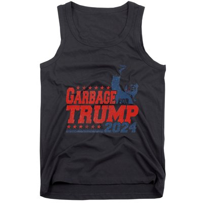 Garbage For Trump 2024 Gift Tank Top