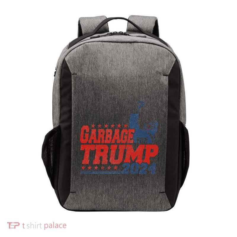 Garbage For Trump 2024 Gift Vector Backpack
