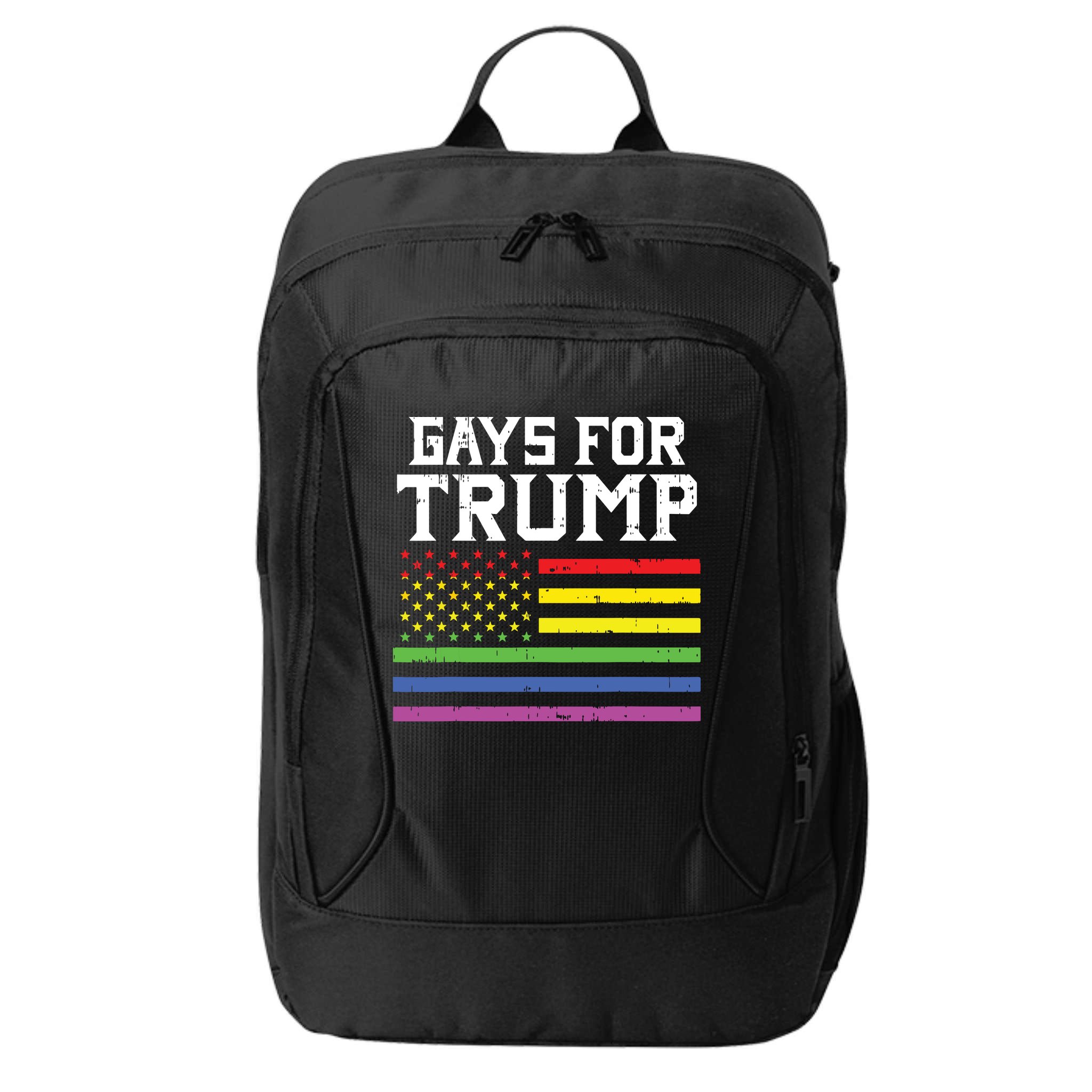 Gays For Trump Usa Flag Pro Reelect Donald 2020 Lgpt Gift City Backpack