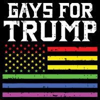 Gays For Trump Usa Flag Pro Reelect Donald 2020 Lgpt Gift Drawstring Bag