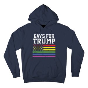 Gays For Trump Usa Flag Pro Reelect Donald 2020 Lgpt Gift Hoodie