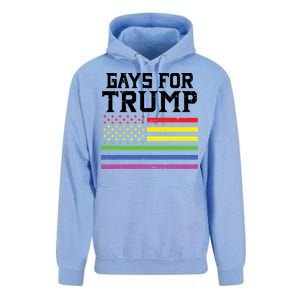 Gays For Trump Usa Flag Pro Reelect Donald 2020 Lgpt Gift Unisex Surf Hoodie