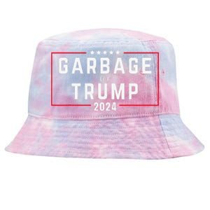 Garbage For Trump 2024 Gift Tie-Dyed Bucket Hat