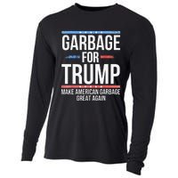 Garbage For Trump Make American Garbage Great Again Gift Cooling Performance Long Sleeve Crew