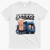 Garbage For Trump 2024 Funny Time To Take Out Garbage Biden T-Shirt