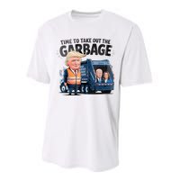 Garbage For Trump 2024 Funny Time To Take Out Garbage Biden Performance Sprint T-Shirt