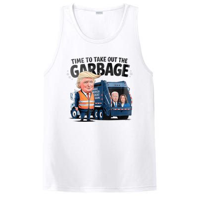 Garbage For Trump 2024 Funny Time To Take Out Garbage Biden PosiCharge Competitor Tank