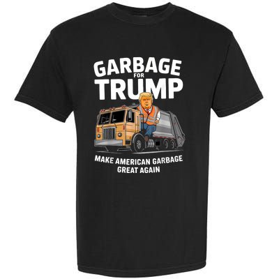 Garbage For Trump Garment-Dyed Heavyweight T-Shirt