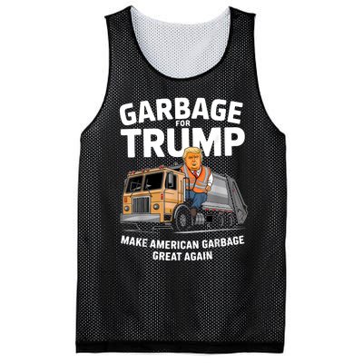 Garbage For Trump Mesh Reversible Basketball Jersey Tank