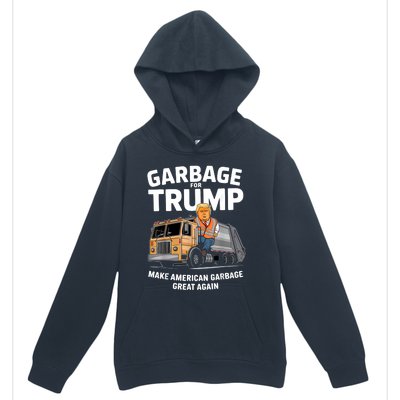 Garbage For Trump Urban Pullover Hoodie