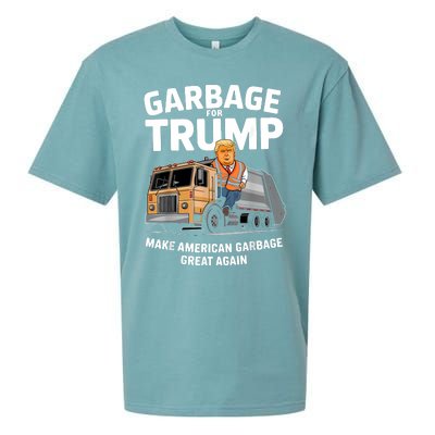 Garbage For Trump Sueded Cloud Jersey T-Shirt