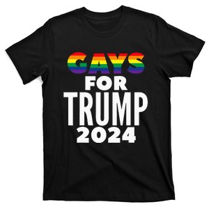 Gays For Trump 2024 Election Vote T-Shirt