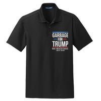 Garbage For Trump Make American Garbage Great Again Dry Zone Grid Polo