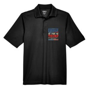 Garbage For Trump Make American Garbage Great Again Men's Origin Performance Pique Polo