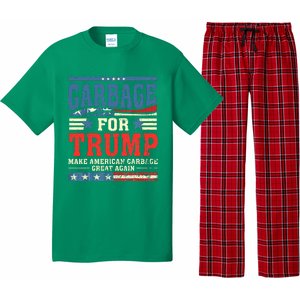 Garbage For Trump Make American Garbage Great Again Pajama Set