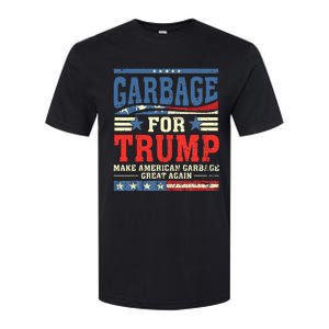 Garbage For Trump Make American Garbage Great Again Softstyle CVC T-Shirt