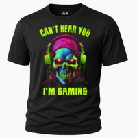 Gamer For Teens Video Gaming Funny Skull Cooling Performance Crew T-Shirt