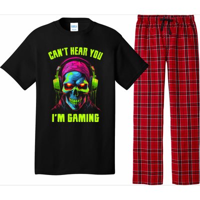 Gamer For Teens Video Gaming Funny Skull Pajama Set