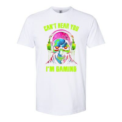 Gamer For Teens Video Gaming Funny Skull Softstyle CVC T-Shirt