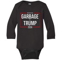 Garbage For Trump Make American Garbage Great Again Baby Long Sleeve Bodysuit