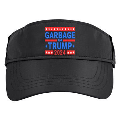 Garbage For Trump Adult Drive Performance Visor