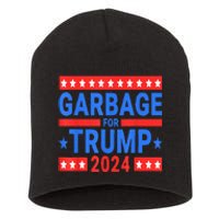 Garbage For Trump Short Acrylic Beanie