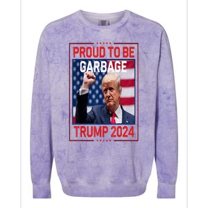 Garbage For Trump Make American Garbage Great Again Colorblast Crewneck Sweatshirt