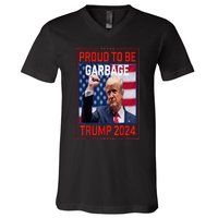 Garbage For Trump Make American Garbage Great Again V-Neck T-Shirt