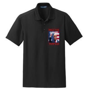 Garbage For Trump Make American Garbage Great Again Dry Zone Grid Polo