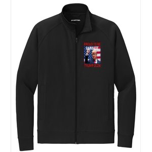 Garbage For Trump Make American Garbage Great Again Stretch Full-Zip Cadet Jacket