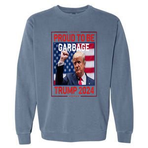 Garbage For Trump Make American Garbage Great Again Garment-Dyed Sweatshirt