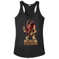 Greetings From The Krampus Evil Frohe Krampus Christmas Demon Ladies PosiCharge Competitor Racerback Tank