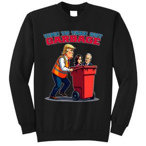 Garbage For Trump Maga And Mgga 2024 Tall Sweatshirt