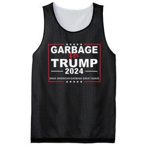 Garbage For Trump Make American Garbage Great Again 2024 Mesh Reversible Basketball Jersey Tank